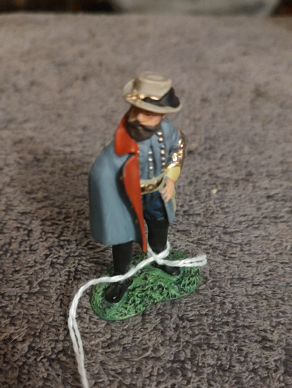 Hand-Painted J.E.B. Confederate  General Figurine
